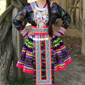 Size 38 bust Hmong outfit